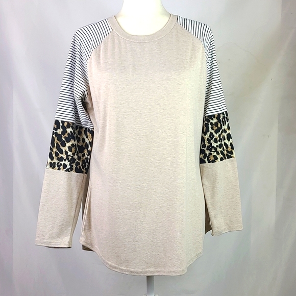 Harhay Tops - Harley Mixed Prints Blouse